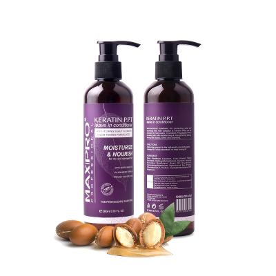 China MAXIPRO Color-Protecting Keratin Organic P.P.T Treatment Leaving in Conditioner Stretching Hair Products to Restore Damage for sale