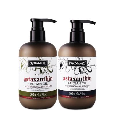 China New Color-protecting Design ROMACY Free Sample Astaxanthin Organic Argan Oil Shampoo with factory price for sale