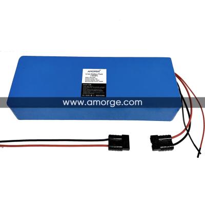 China AMORGE 60V 40AH 40AMP 18650 21700 Lithium LifePO4 Battery Pack for solar energy storage systems for sale