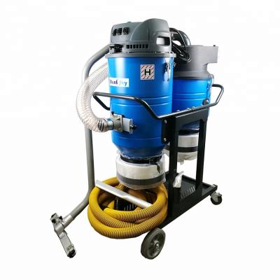 China food & Beverage Factory Non Clogging Industrial Vacuum Dust Extractor With Cyclone Separator for sale