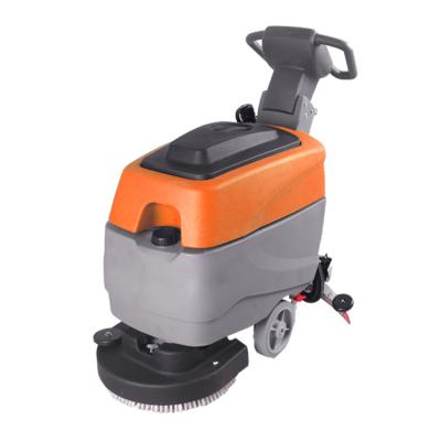 China Hotels Factory Sale Supermarket Use Small Floor Scrubber Machine Battery Floor Scrubber for sale