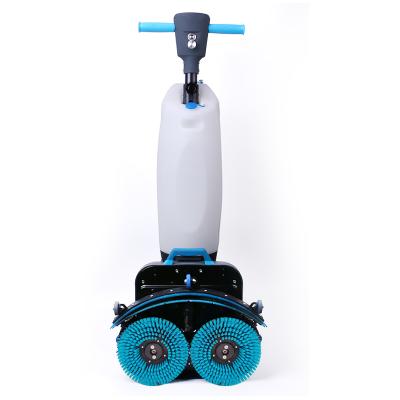 China Hotels Good Price Small Dryer Lithium Battery Upright Floor Scrubber Polishing Cleaning Machine Mini Electric Cordless for sale