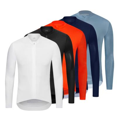 China YKYWBIKE New Breathable Men Long Sleeve Cycling Tops MTB Road Jackets Bike Tank Top Shirt Zipper Pocket Jacket Cycling Tank Top for sale