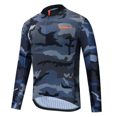 China YKYWBIKE MTB Anti-UV Cycling Clothing Mountain Bike Sportswear Recycling Clothes Camouflage Cycling Jersey Good Quality Long Sleeve for sale