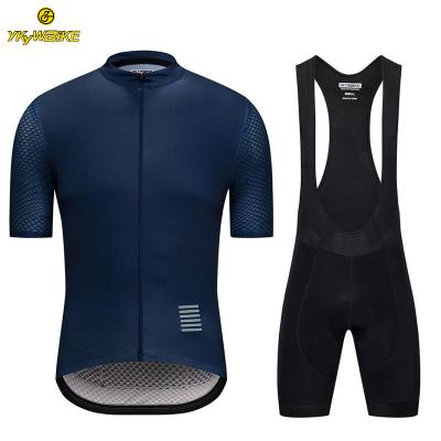 China OEM Anti-UV Custom Wear Cycling Clothing Manufacturers Bike Tank Top And Bib Shorts Padded Hot Sale Bib Cycling Sets for sale