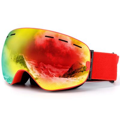 China Ski Goggles Large Spherical Mirror Anti-fog Anti-fog Sports Large Goggles Mask Ski Glasses Snow Outdoor Snowboard Goggles Men Women for sale