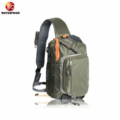 China UNIVERSAL Sling Fishing Bag Comfortable Over - Shoulder Sling Backpack Great For Weekend Fishing Trips Fishing Backpack for sale