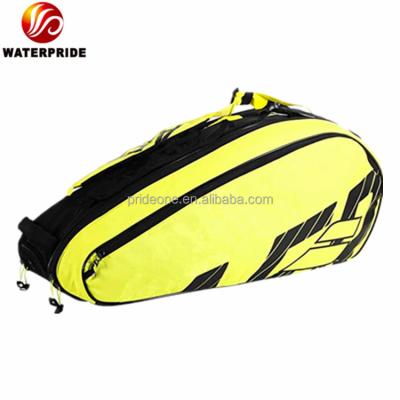 China Padel Bags Custom Tennis Racket Backpack With Shoes Compartment Cheap Prices Polyester Padel Bag High Quality for sale