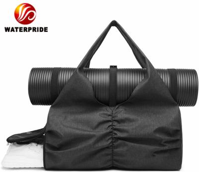 China Polyester Customize Yoga Gym Bag Workout Gear Carry Makeup & Accessories Shoes Compartment & Wet Dry Storage Pockets Large Sizes for sale