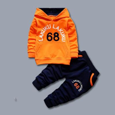 China Casual Baby Boy Clothing Sets Boys Casual Tracksuits Kids Sport Suits Hoodies +Pants Top Baby Clothes Set Boys Clothing for sale