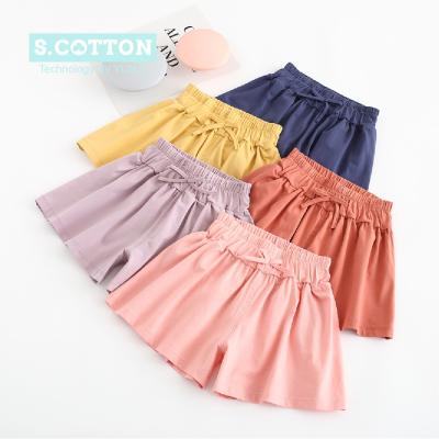 China 2021 Breathable Baby Lycra Beach Summer Baby Shorts New Girls Summer Skirt Cotton Children's Shorts for sale