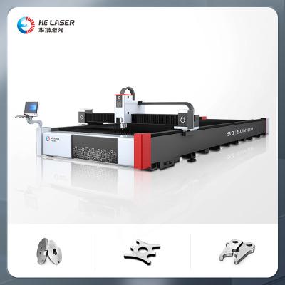 China 3000w 4000w 6000W Metall CNC Faser Laserschneidemaschine für Kohlenstoffstahl / Edelstahl zu verkaufen