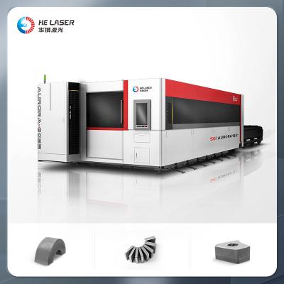 China High Power Copper Fiber Laser Cutting Machine 20000W-30000W  with Shuttle Platform for sale