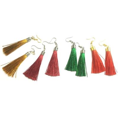 China Wholesale Hot Sale DIY Handmade Boutique Tassel Earrings for sale