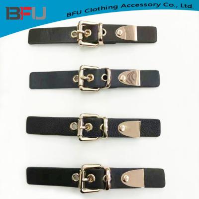 China Viable Stock PU Leather Toggle Button For Clothing Cheap Price for sale