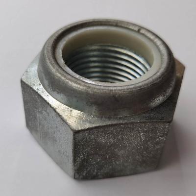 China Heavy Industry Prevailing Torque Type Hexagon Thin Nuts With Non-Metallic Insert DIN985 Nylon Nut for sale