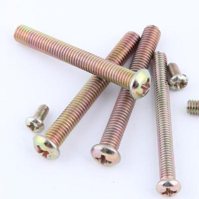 China Steel Pan head cross machine screw 2BA 4BA M3.5 screw for sale