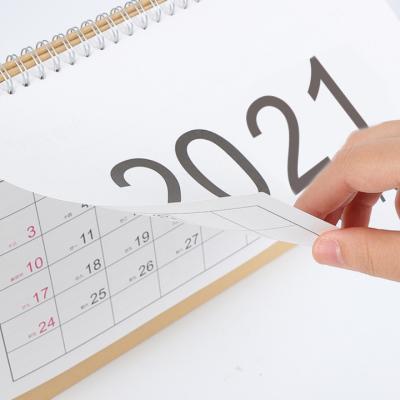 China High Quality Cheap Creative Table Calendar Customized Table Calendar Design Printing Stand Desk Calendar for sale