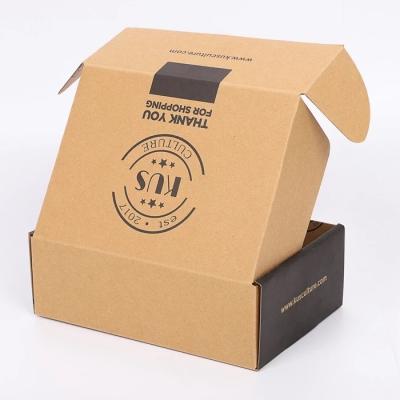 China Recyclable A4 small flip lid easy fold custom printed postage packaging boxes. Small Cardboard Parcel Postage Box for sale