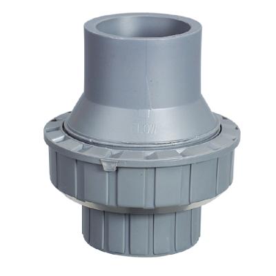 China General ERA ASTM Standard PVC Plastic Valves And Fittings Union Single Spring Check Valve for sale