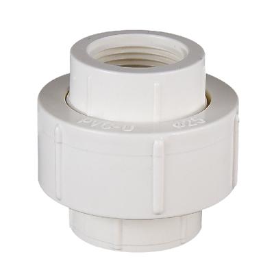 China ERA 50 Years Warranty BSPT PVC Female Thread Union Fittings PVC Hydraulic Fittings Pressure Union Equal for sale