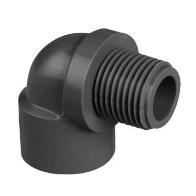 China ERATube Fittings PVC 90 Degree Male Thread Elbow M/F BS Standard 1/2