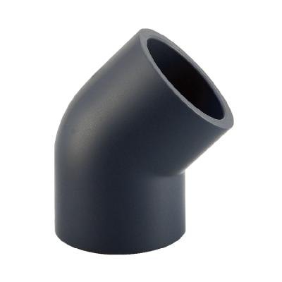 China PVC ERA BS4346 Kitemark Certificate Best Price Top Quality PVC Pipe Fitting Elbow Reducing PVC Pipe Fittings 45 Degree Elbow for sale