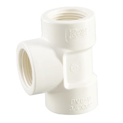 China ERA BS Standard High Quality Plastic Female PVC Tee Threaded Fittings With Kitemark Equal for sale