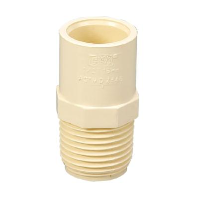 China CPVC ERA 1/2inch-2inch CPVC CTS FITTINGS ASTM D2846 MALE THREAD ADAPTERS WITH NSF CERTIFICATE for sale