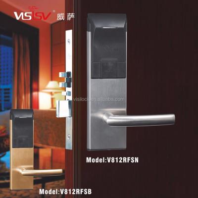 China Home/school/hotel/office never let you down! Luxury&security V812 Smart Lock RIDF Card, Hotel/Apartment/Guestroom/Office. for sale