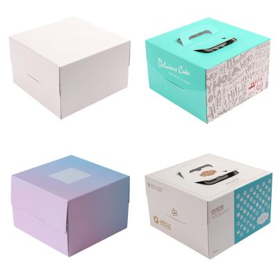 China Recyclable corrugated cake box customized cake boxes 8 inch cake box for sale