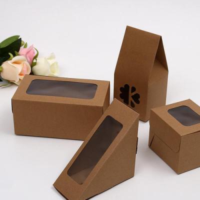 China Recyclable Sandwich Paper Box Heat Seal Sandwich Box Packaging Paper Box Sandwich for sale