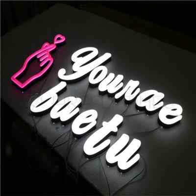 China Indoor outdoor custom neon acrylic sign 12V led neon light sign 3d custom letters led neon light for sale