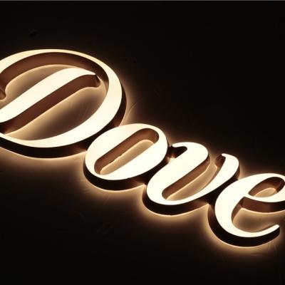 China 3D Buildings Illuminated Acrylic Letters 3D Led Signage 3D Led Sign 3D Led Letter Sign for sale