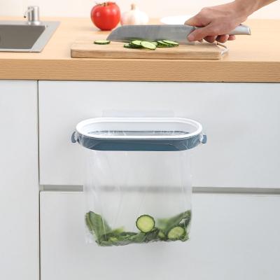 China Viable Wholesale Plastic Self-adhesive Wall Mount Plastic Self Adhesive Waste Garbage Waste Bag Holder Hanging Rack for sale