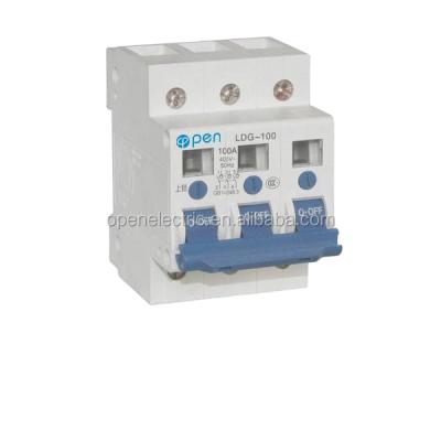 China Good price LDG-100 32a 50a 63a 3pole low voltage types of open circuit breakers price china electrical supplier 6000A (6KA) for sale