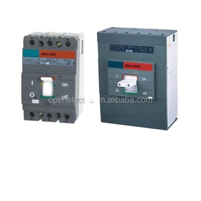 China 2P 3P 4P DC MCCB OM3 Series Molded Case Circuit Breakers 400A 630A 800A OM3 for sale