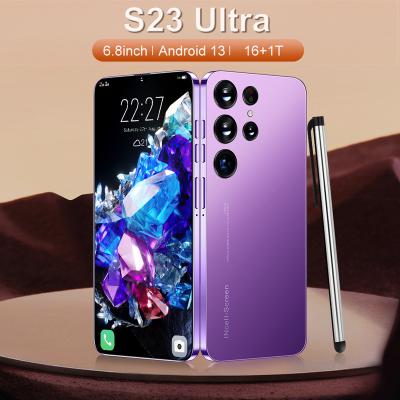 China Dual Phone 6800mah Dual SIM Dual Standby Unlocked Smartphone S22 ultra s22 de SIM Card New S22 ultra 16GB+1TB Smart Android ultra for sale