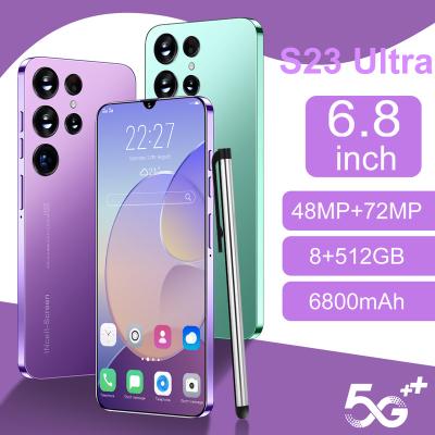 China Wholesale Original Dual SIM Card Smartphone s23 ultra 5g 8+512gb Phones Unlocked Mobile Phone for sale