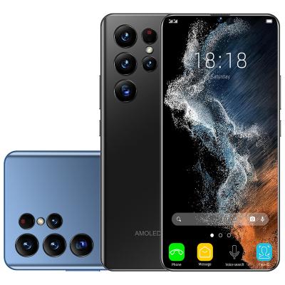 China Dual SIM Card S23 Ultra+ 7.3 inch 16GB+1TB Android12 Smartphone 10 Core 5G LET Phone 3 Camera Face ID Unlocked Version Mobile Phone for sale