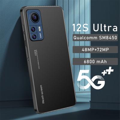 China Dual NEW 12S U1tra 5g SIM Card Phone 2022 6.8 inch 16Gb+1Tb Android Smartphone Android 12.0 cellphone wholesale cell phones for sale