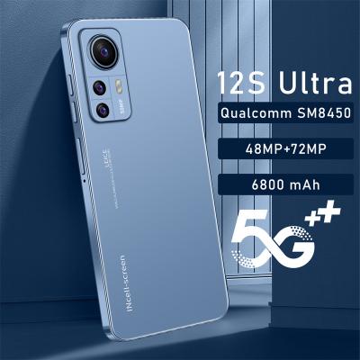 China Dual SIM Card Original Unlocked 12S ultra 5G Smartphone 6.8 inch 16GB+1TB Android12 Full Screen Mobile Phones with Face ID Mobile Phone for sale