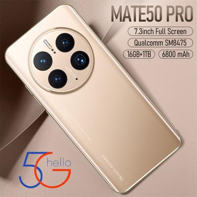 China Hot Selling Original Dual SIM Card OEM M50 pro16GB+1TB Unlocked 7.3 Inch 5G Full Screen Mobile Video Smart Phone for sale