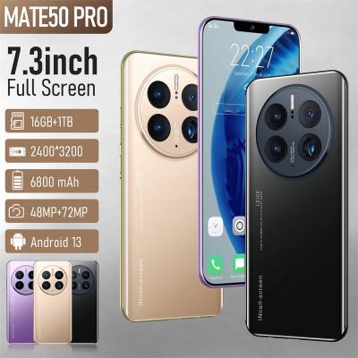 China Dual SIM Card Original M50 Pro 7.3 inch 16GB+1TB Android Smartphone 10 Core 5G LET Phone HD Screen Face ID Version Mobile Phone for sale