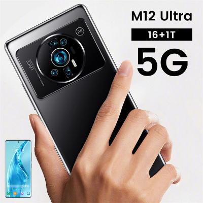 China Wholesale Original Dual SIM Card M12 Smartphone Ultra 5g 16+1tb Phones Unlocked Mobile Phone for sale