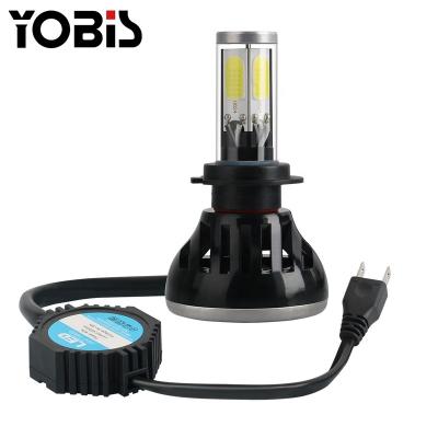 China Aviation aluminum led headlight bulb 9005 h11 h7 h4 led headlight 12000lm led headlight bulbs h7 for sale