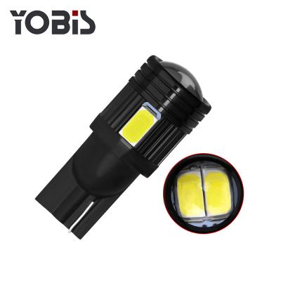 China Automotive Industry Yobis New T10 5630 6SMD W5W Led Car Bulb Factory Supply Hot Auto Light Car For Motorcycle for sale