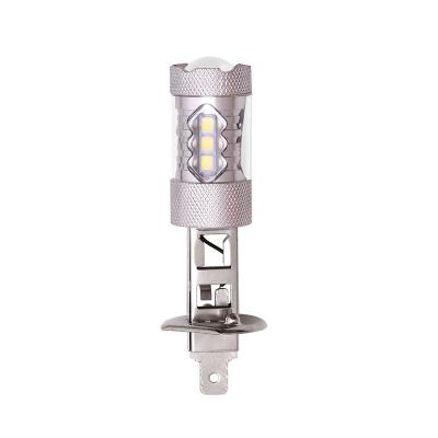 China Super Bright Car Fog Lights Headlight Car Light H1 2835 16SMD 80W Fog Driving Lamp Bulb for sale