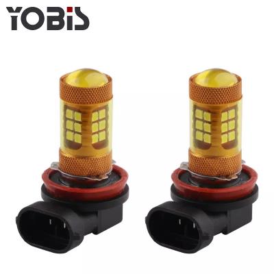 China Hot Selling Yobis Factory Car Fog Lamps H8 H11 12V LED DRL Fog Lamp Waterproof Auto Auto Light Fog Lights With Canbus for sale