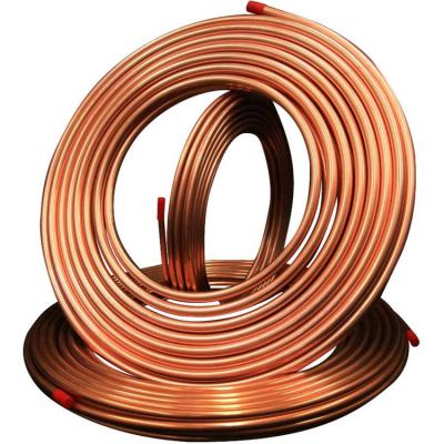 China Air condition or copper pipe connecting high quality air conditioner refrigeration manufacturing pancake copper coil capillary copper coil for sale